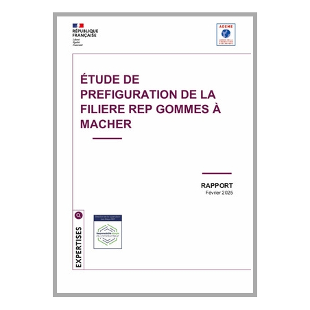 Etude de préfiguration de la filière REP des gommes à mâcher