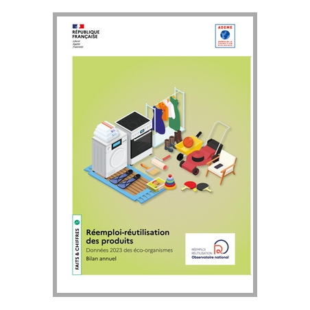 Réemploi-réutilisation des produits : données 2023 des éco-organismes