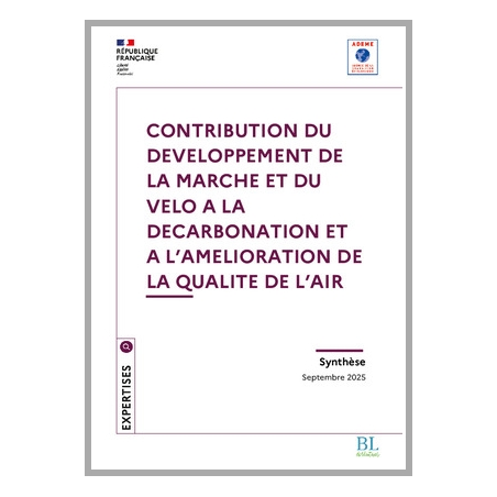 Contribution du développement de la marche et du vélo à la décarbonation