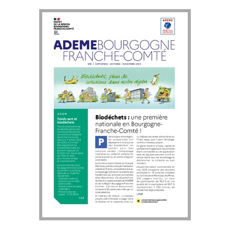 Lettre d'information ADEME Bourgogne-Franche-Comté n°39