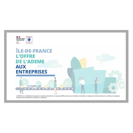 Ile-de-France , l'offre de l'ADEME aux entreprises 