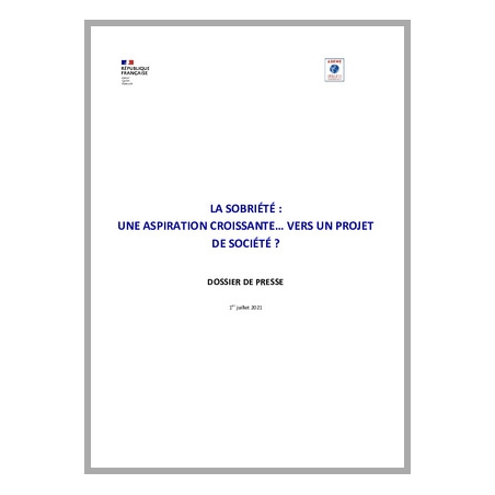 Sobriété : une aspiration croissante ... vers un projet de société ?