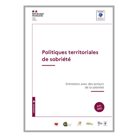 Politiques territoriales de sobriété