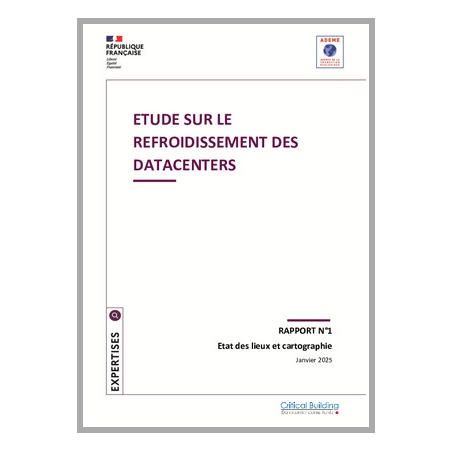 Refroidissement des datacenters - technologies utilisées en France, potentiel d'économies
