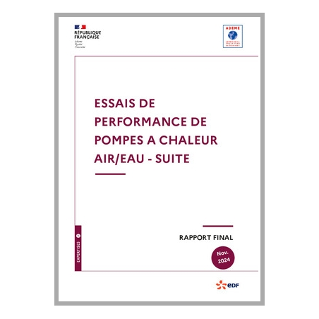 Test de PAC air/eau en laboratoire semi-virtuel : avant et après rénovation