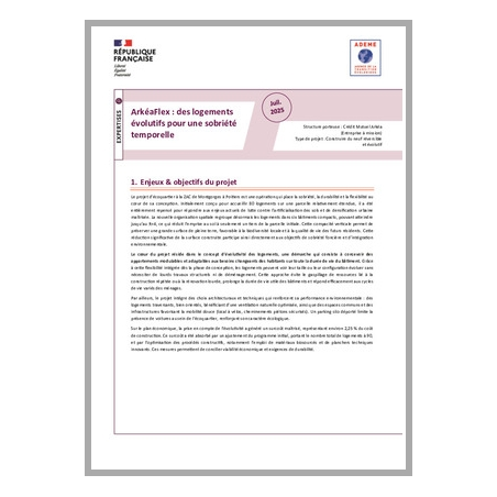 Quel modèles économiques pour la sobriété foncière et immobilière ? 