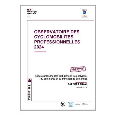 Observatoire des cyclomobilités professionnelles 2024