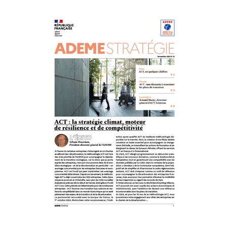 Lettre ADEME Stratégie n° 74 - Novembre 2025