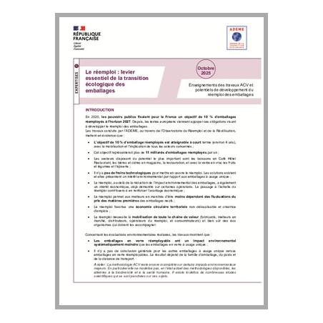 Le réemploi, levier essentiel de la transition écologique des emballages