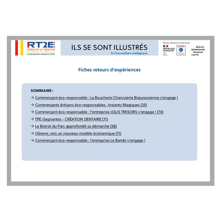 " Ils se sont illustrés " en transition écologique