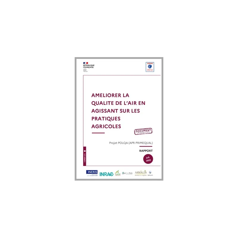 La librairie ADEME - Améliorer la qualité de l'air en agissant sur les ...