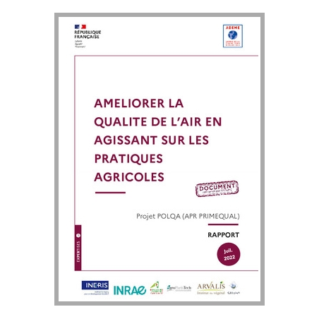 Améliorer la qualité de l'air en agissant sur les pratiques agricoles