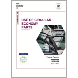 Use of circular economy parts