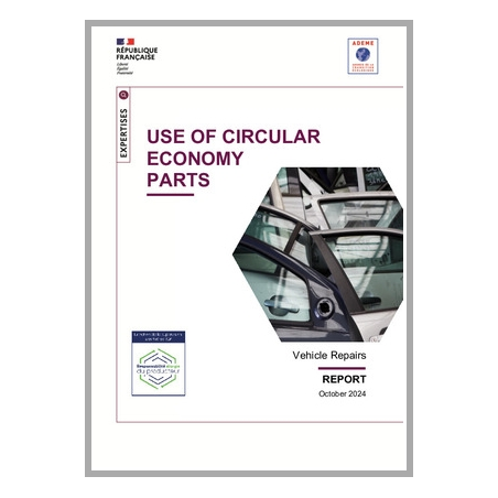Use of circular economy parts