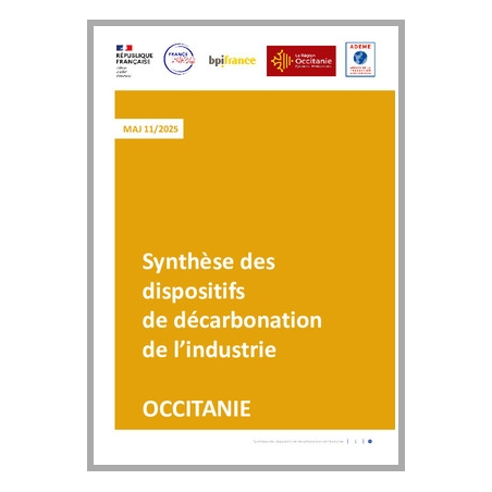 Occitanie : Synthèse des dispositifs de décarbonation de l'industrie