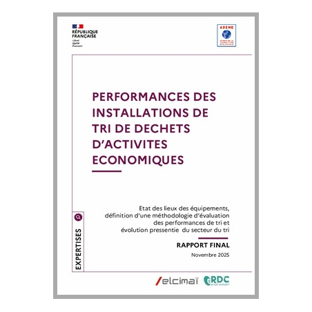 Performances des centres de tri des déchets d'activité économique (DAE)
