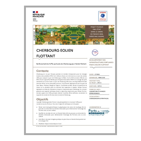 PORT DE CHERBOURG - Renforcement de l'offre portuaire de Cherbourg pour l'éolien flottant 