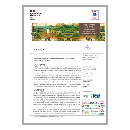 BEES-ZIP - Bordeaux énergies Eau Environnement et Synergies en Zones Industrielles et Portuaires