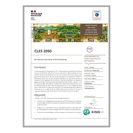 CLES 2050 - Des CLES pour décarboner la ZIP de Strasbourg