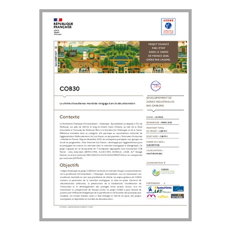 COB30 - La chimie d'excellence mondiale s'engage dans la décarbonation