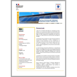 Installation solaire thermique - Elevage laitier à Talensac (35) - Bretagne