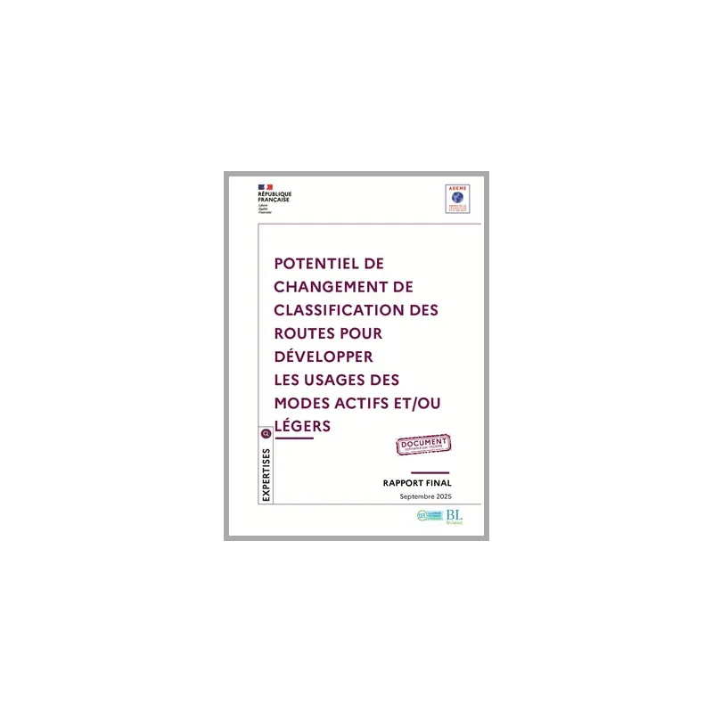 La librairie ADEME - Potentiel de changement de classification des ...