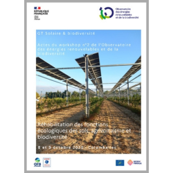 Observatoire des énergies renouvelables et de la biodiversité - GT Solaire et Biodiversité