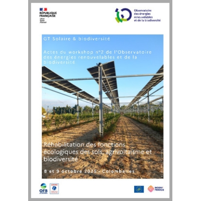 Observatoire des énergies renouvelables et de la biodiversité - GT Solaire et Biodiversité