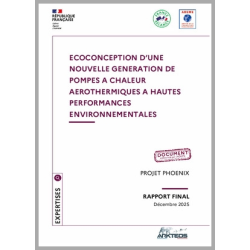 Ecoconception d'une nouvelle génération de pompes à chaleur aérothermique à hautes performances environnementales
