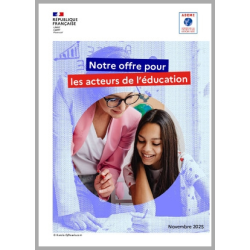 Notre offre pour les acteurs de l'éducation