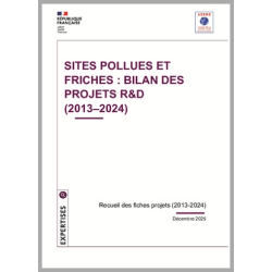 Sites pollués et friches : bilan des projets R&D (2013 - 2024)