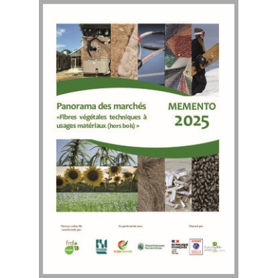 Memento 2025 Panorama des marchés "Fibres végétales techniques à usages matériaux (hors bois)"