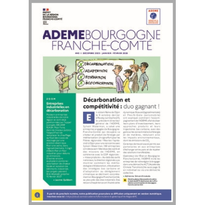 Lettre d'information ADEME Bourgogne-Franche-Comté n°40