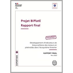 BIPlatE - Développement d'indicateurs de biosurveillance des teneurs en platinoïdes