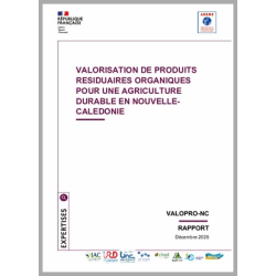 Valorisation de produits résiduaires organiques pour une agriculture durable en Nouvelle-Calédonie