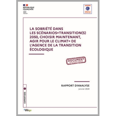 Analyse de la sobriété dans les scénarios TRANSITION(S) 2050 