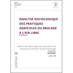 Analyse sociologique des pratiques agricoles du brûlage à l'air libre