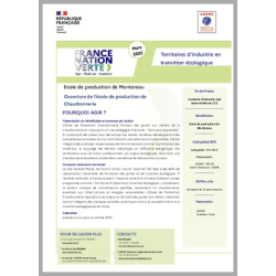 MONTEREAU - Ouverture d'une école de production de chaudronnerie