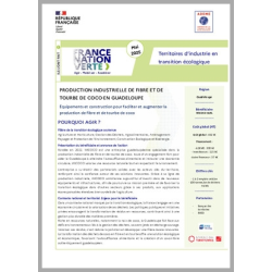 WICOCO - Production industrielle de fibre et de tourbe de coco en Guadeloupe