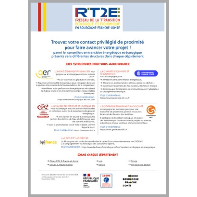 Les conseillers du Réseau de la Transition Écologique et Économique en Bourgogne-Franche-Comté