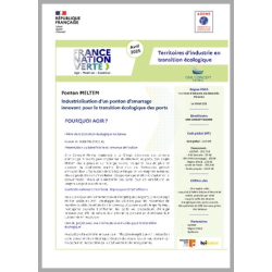 ONE CONCEPT MARINE - Industrialisation d'un ponton d'amarrage innovant pour la transition écologique des ports