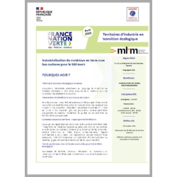 MANUFACTURE DES TERRES MEDITERRANEENNES - Industrialisation de matériaux en terre crue bas carbone pour le bâtiment