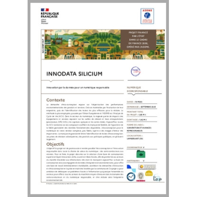 INNODATA SILICIUM - Innovation par la donnée pour un numérique responsable
