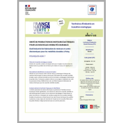 ELLENKOS - Outil industriel de fabrication de moteurs et cartes électroniques pour les mobilités durables