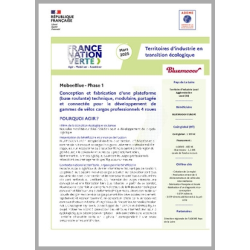 BLUEMOOV - Conception et fabrication d'une plateforme technique, modulaire, partagée et connectée pour les vélos cargos