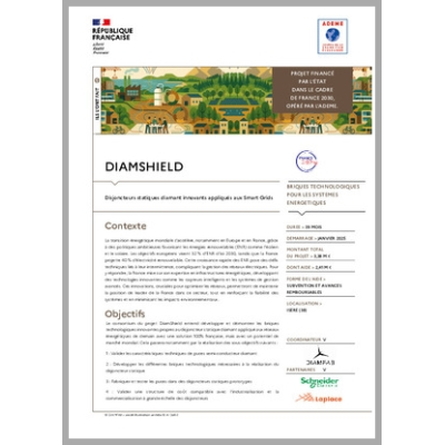 DIAMSHIELD - Disjoncteurs statiques diamant innovants appliqués aux Smart Grids