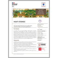HEAT STORIES - Valorisation Chaleur fatale émise par les procédés batch, massivement utilisés dans l'industrie agroalimentaire