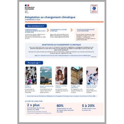 Adaptation au changement climatique : comprendre et agir