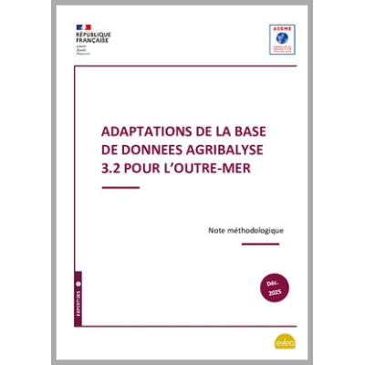 Adaptation de la base de données AGRIBALYSE pour l'outre-mer