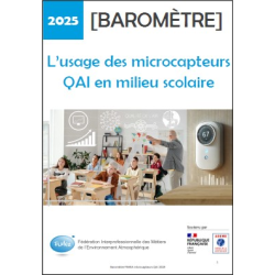 Baromètre 2025 - L'usage des microcapteurs QAI en milieu scolaire